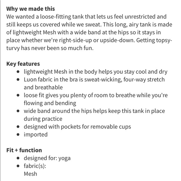 🍋 LULULEMON “No Limits” tank - Picture 2 of 6